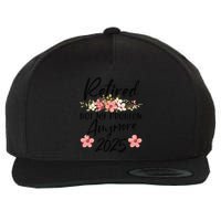 Retired 2025 Not My Problem Anymore Retirement 2025 Wool Snapback Cap