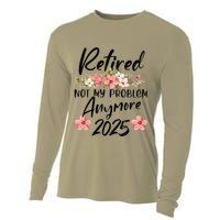 Retired 2025 Not My Problem Anymore Retirement 2025 Cooling Performance Long Sleeve Crew