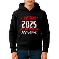 Retired 2025 Not My Problem Anymore Kids Hoodie