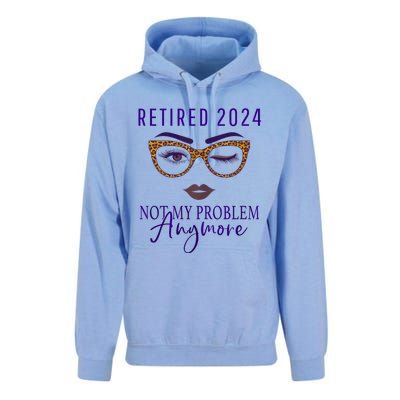 Retired 2024 Not My Problem Anymore Unisex Surf Hoodie