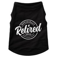 Retired 2025 Not My Problem Anymore Vintage Funny Retirement Doggie Tank