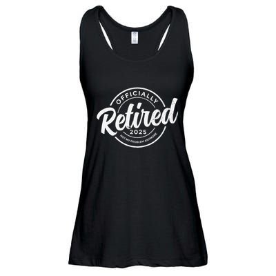 Retired 2025 Not My Problem Anymore Vintage Funny Retirement Ladies Essential Flowy Tank