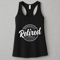 Retired 2025 Not My Problem Anymore Vintage Funny Retirement Womens Tank Top
