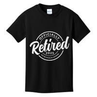 Retired 2025 Not My Problem Anymore Vintage Funny Retirement Kids T-Shirt