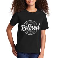 Retired 2025 Not My Problem Anymore Vintage Funny Retirement Kids T-Shirt