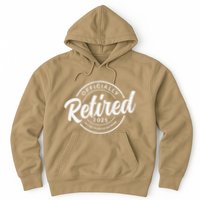 Retired 2025 Not My Problem Anymore Vintage Funny Retirement Hoodie