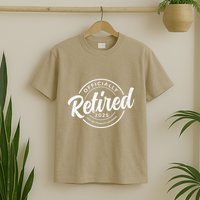 Retired 2025 Not My Problem Anymore Vintage Funny Retirement T-Shirt