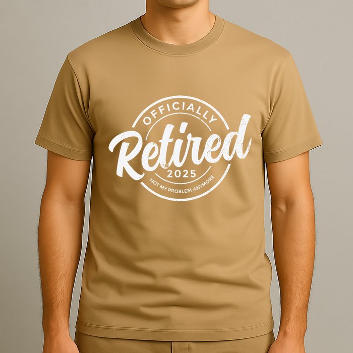 Retired 2025 Not My Problem Anymore Vintage Funny Retirement T-Shirt