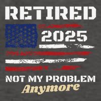 Retired 2025 Not My Problem Anymore American Flag Retirement Vector Backpack