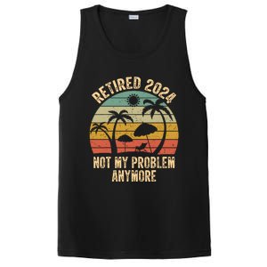 Retired 2024 Not My Problem Anymore Teacher Retirement Gifts PosiCharge Competitor Tank