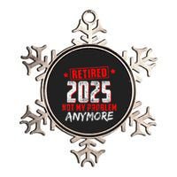 Retired 2025 Not My Problem Anymore Metallic Star Ornament
