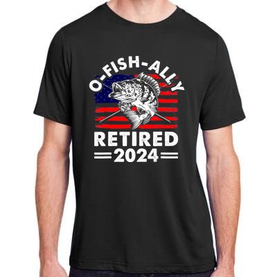 Retirement 2024 O Fish Ally Retired 2024 Fishing Adult ChromaSoft Performance T-Shirt