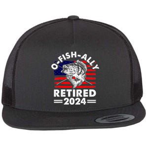 Retirement 2024 O Fish Ally Retired 2024 Fishing Flat Bill Trucker Hat