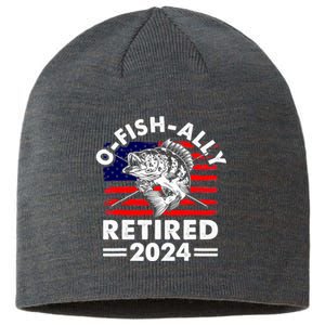 Retirement 2024 O Fish Ally Retired 2024 Fishing Sustainable Beanie