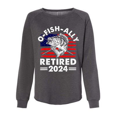 Retirement 2024 O Fish Ally Retired 2024 Fishing Womens California Wash Sweatshirt