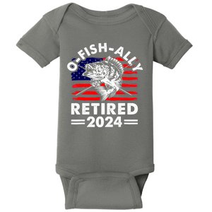 Retirement 2024 O Fish Ally Retired 2024 Fishing Baby Bodysuit