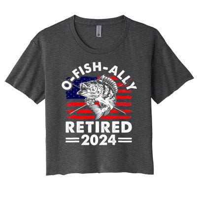 Retirement 2024 O Fish Ally Retired 2024 Fishing Women's Crop Top Tee