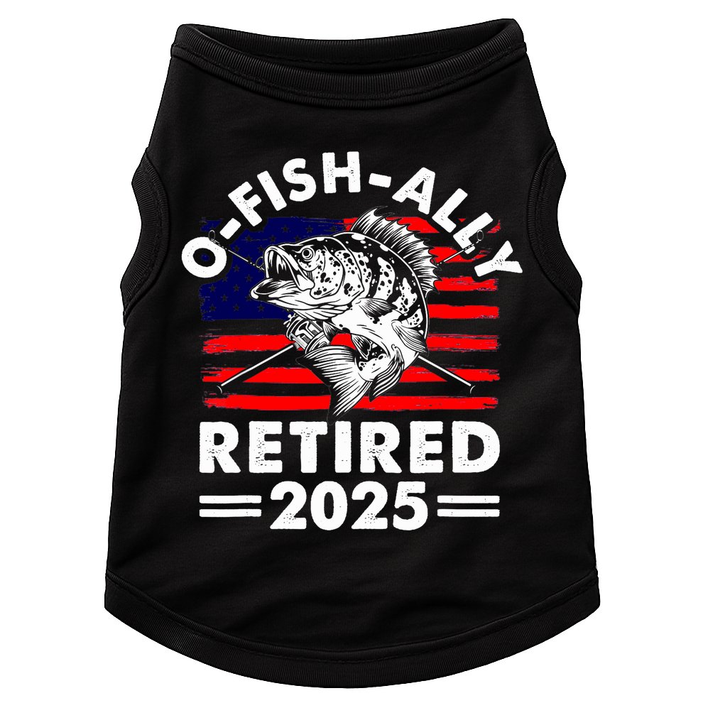 Retirement 2025 O Fish Ally Retired 2025 Fishing Doggie Tank
