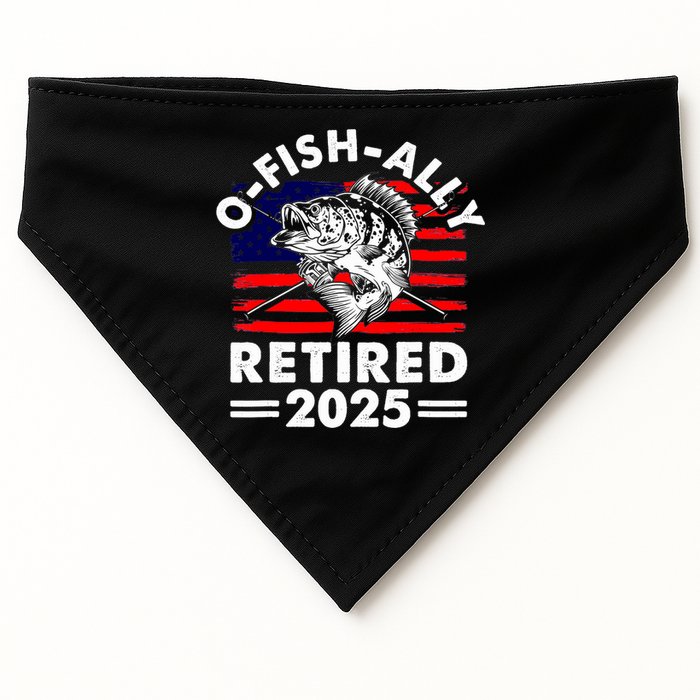 Retirement 2025 O Fish Ally Retired 2025 Fishing USA-Made Doggie Bandana