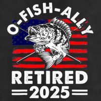Retirement 2025 O Fish Ally Retired 2025 Fishing Golf Towel