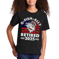 Retirement 2025 O Fish Ally Retired 2025 Fishing Kids T-Shirt