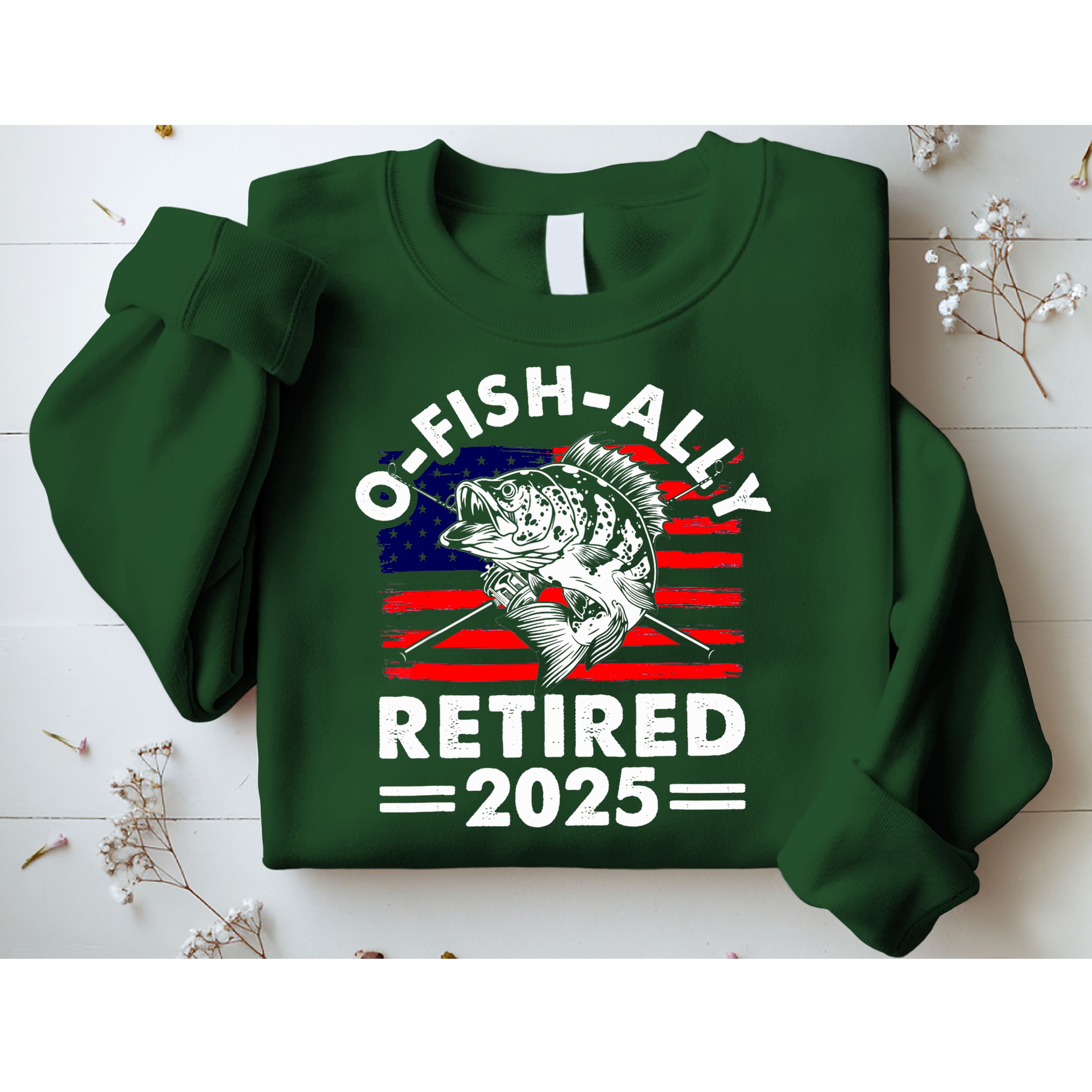 Retirement 2025 O Fish Ally Retired 2025 Fishing Sweatshirt