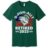 Retirement 2025 O Fish Ally Retired 2025 Fishing Premium T-Shirt