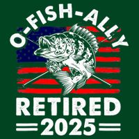 Retirement 2025 O Fish Ally Retired 2025 Fishing Premium T-Shirt