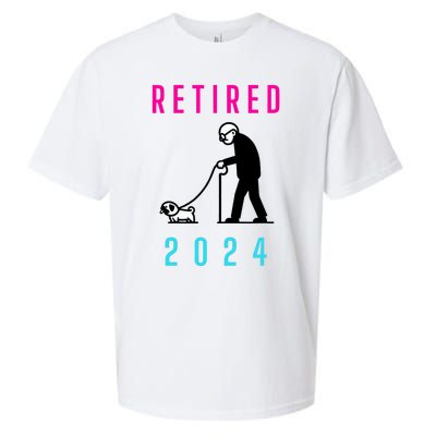 Retired 2024 Pug Owner Retirement Sueded Cloud Jersey T-Shirt