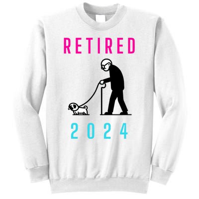 Retired 2024 Pug Owner Retirement Sweatshirt