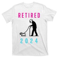 Retired 2024 Pug Owner Retirement T-Shirt