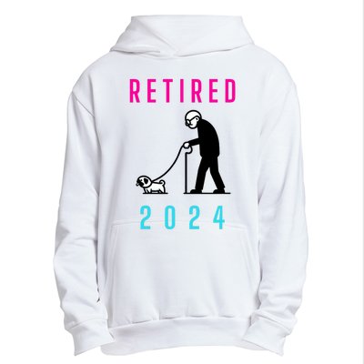 Retired 2024 Pug Owner Retirement Urban Pullover Hoodie