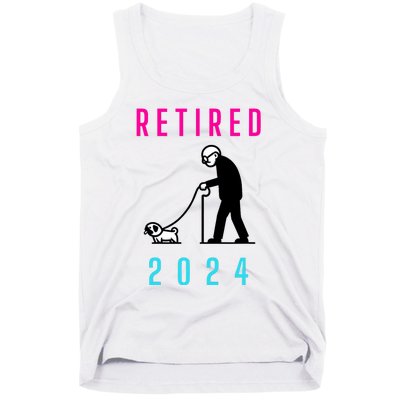 Retired 2024 Pug Owner Retirement Tank Top