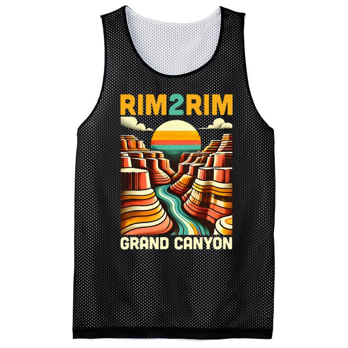 Rim 2 Rim Grand Canyon Trail Run R2r2r Run Hiking Mesh Reversible Basketball Jersey Tank