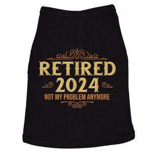 Retired 2024 Retirement For Women Funny Doggie Tank