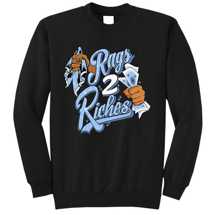 Rags 2 Riches Blue Matching Tee For Men Women Sweatshirt