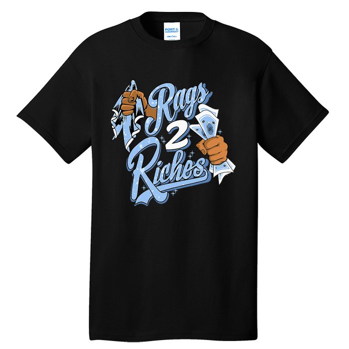 Rags 2 Riches Blue Matching Tee For Men Women Tall T-Shirt