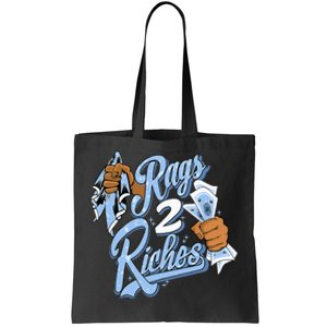 Rags 2 Riches Blue Matching Tee For Men Women Tote Bag