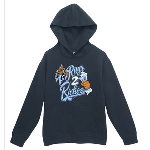 Rags 2 Riches Blue Matching Tee For Men Women Urban Pullover Hoodie