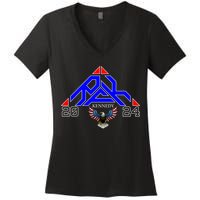 RFK 2024 Robert Kennedy Jr. For President Women's V-Neck T-Shirt