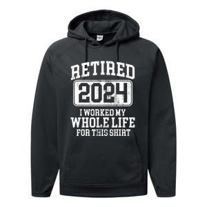 Retired 2024 Retirement Performance Fleece Hoodie