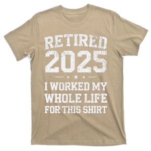 Retired 2025 Retirement Humor T-Shirt