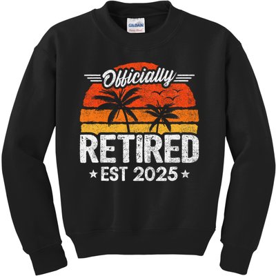 Retired 2025 - Retirement Party - 2025 Retirement Kids Sweatshirt