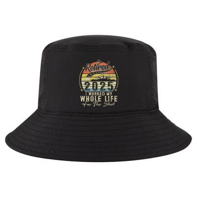 Retired 2025 Retirement Humor Cool Comfort Performance Bucket Hat