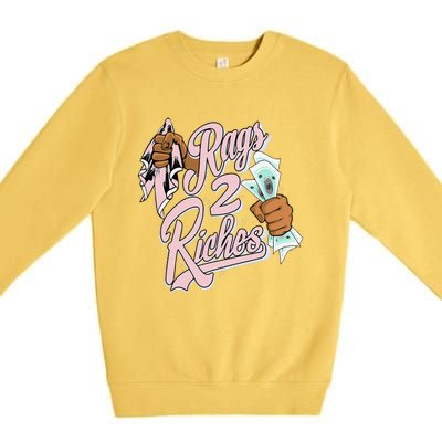 Rags 2 Riches Retro Easter 5s Matching Premium Crewneck Sweatshirt