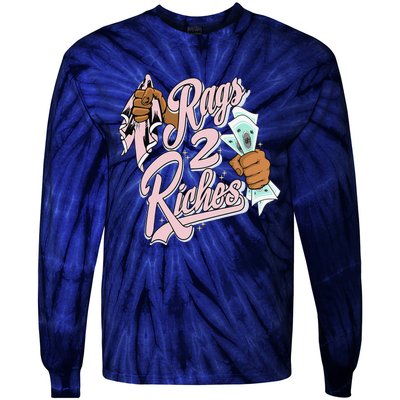 Rags 2 Riches Retro Easter 5s Matching Tie-Dye Long Sleeve Shirt