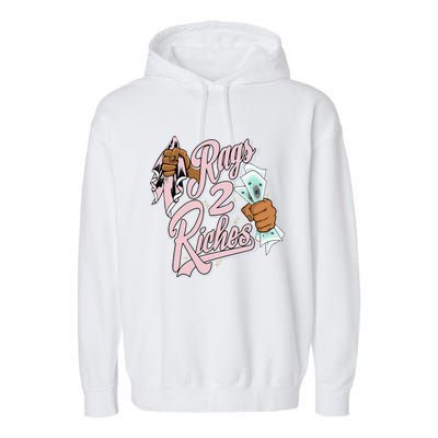 Rags 2 Riches Retro Easter 5s Matching Garment-Dyed Fleece Hoodie