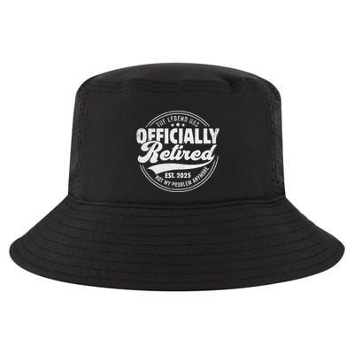 Retirement 2025 Retired 2025 Not My Problem Anymore Vintage Gift Cool Comfort Performance Bucket Hat