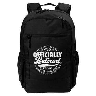 Retirement 2025 Retired 2025 Not My Problem Anymore Vintage Gift Backpack