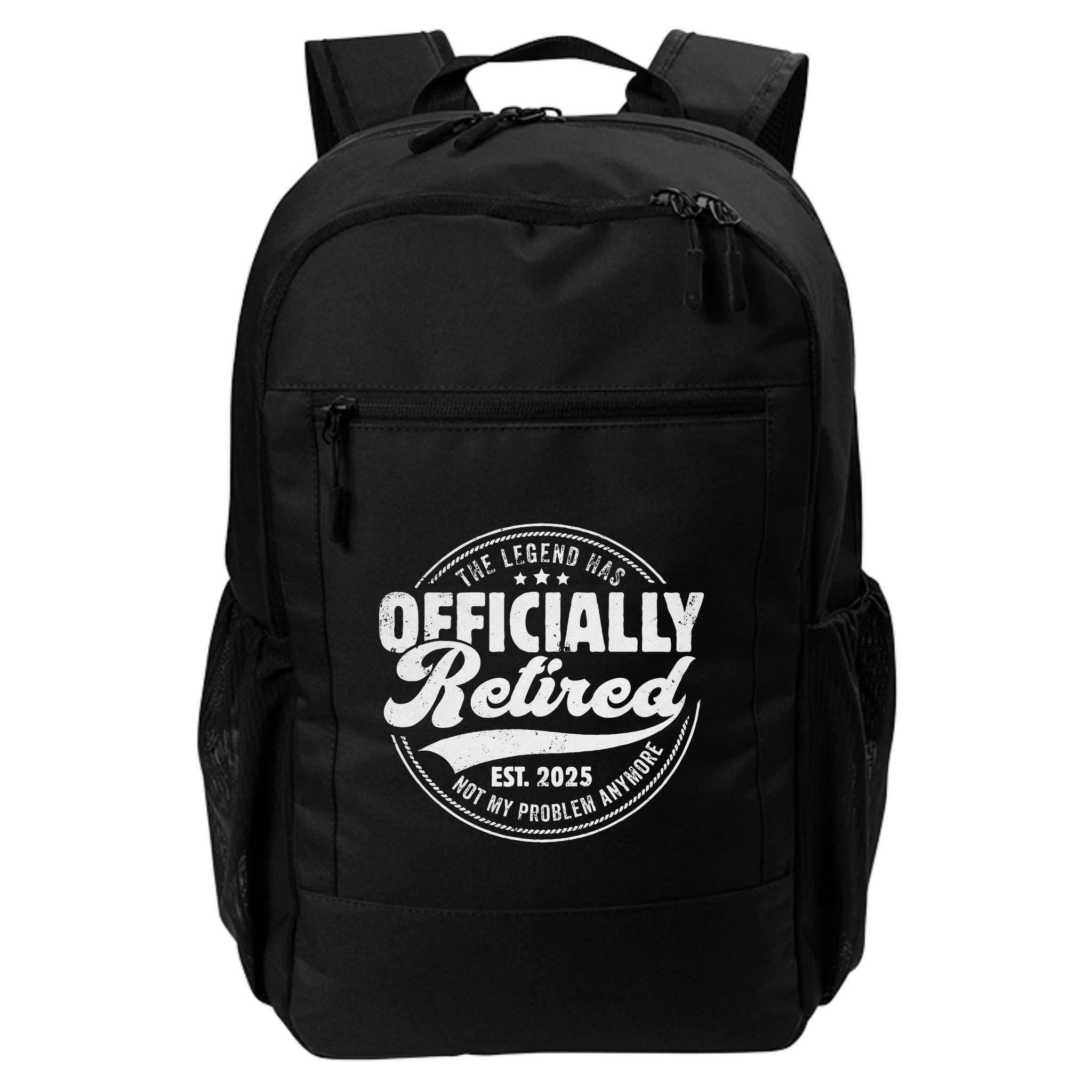 Retirement 2025 Retired 2025 Not My Problem Anymore Vintage Gift Backpack